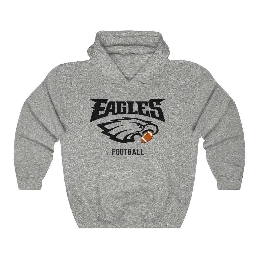 Eagles Football Logo Hooded Sweatshirt