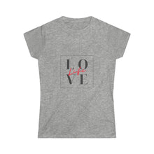 Load image into Gallery viewer, Women&#39;s Stylish Love Life Tee
