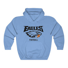 Load image into Gallery viewer, Eagles Football Logo Hooded Sweatshirt
