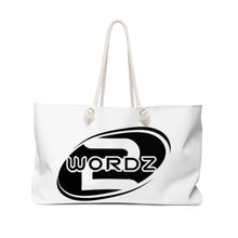 Load image into Gallery viewer, 2 Wordz Black Entrepreneur Weekender Bag
