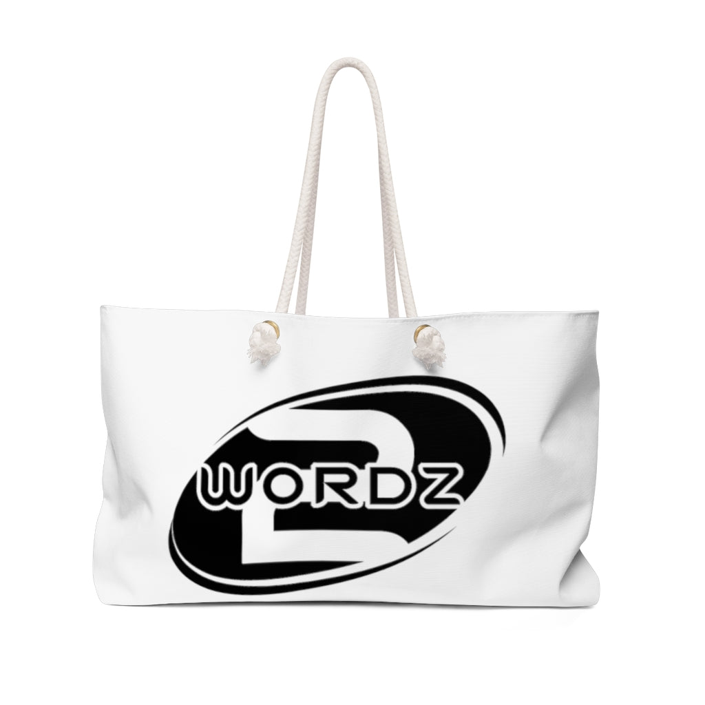 2 Wordz Black Entrepreneur Weekender Bag