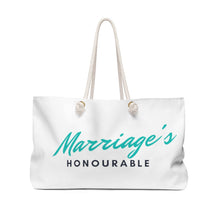Load image into Gallery viewer, 2 Wordz Marriage&#39;s Honourable Weekender Bag
