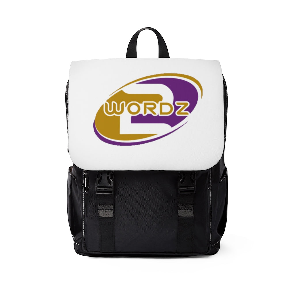 2 Wordz Unisex Casual Shoulder Backpack
