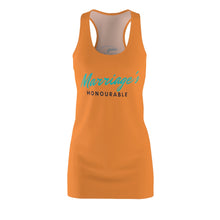 Load image into Gallery viewer, Marriage&#39;s Honourable Orange Women&#39;s Cut &amp; Sew Racerback Dress
