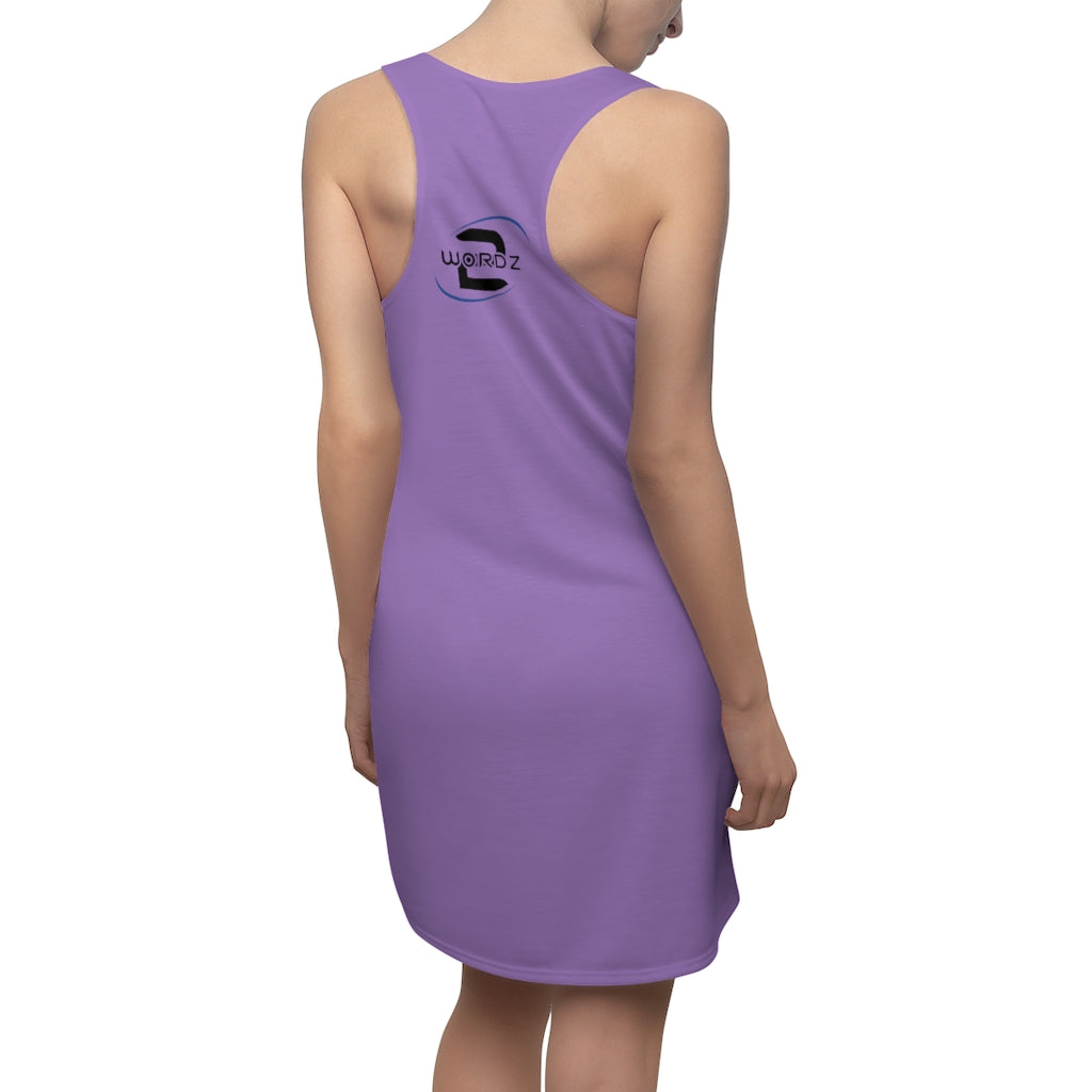 Marriage's Honourable Purple Women's Cut & Sew Racerback Dress